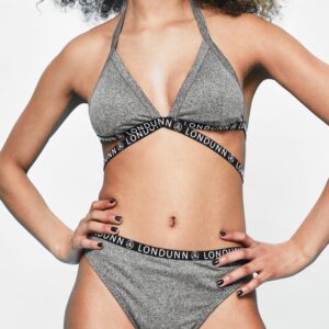 Londunn + Missguided Black Halterneck