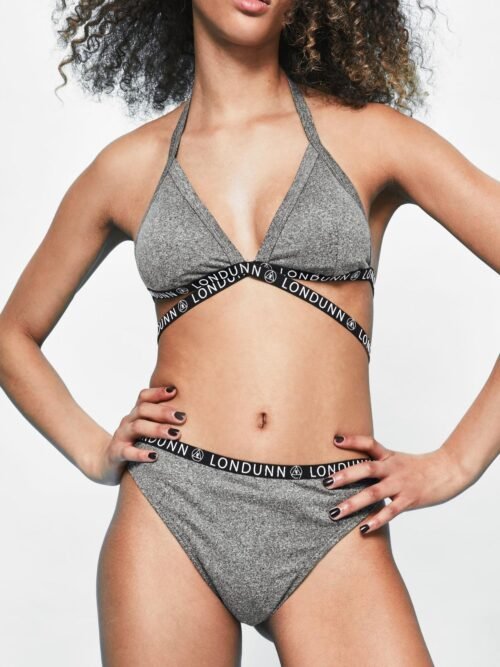 Londunn + Missguided Black Halterneck