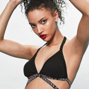 Londunn + Missguided Black Halterneck bra