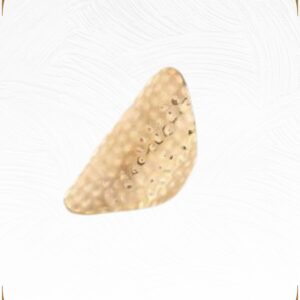 Gold Beaten Texture Oval