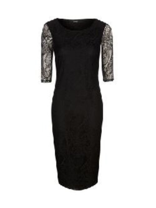 Lace midi dress