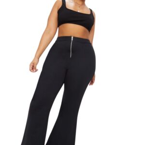 Zip Detail Sweat Flares