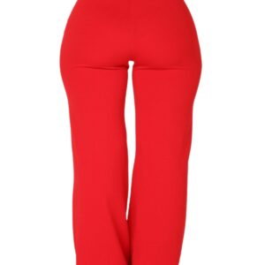Sandra High Rise Pants Red