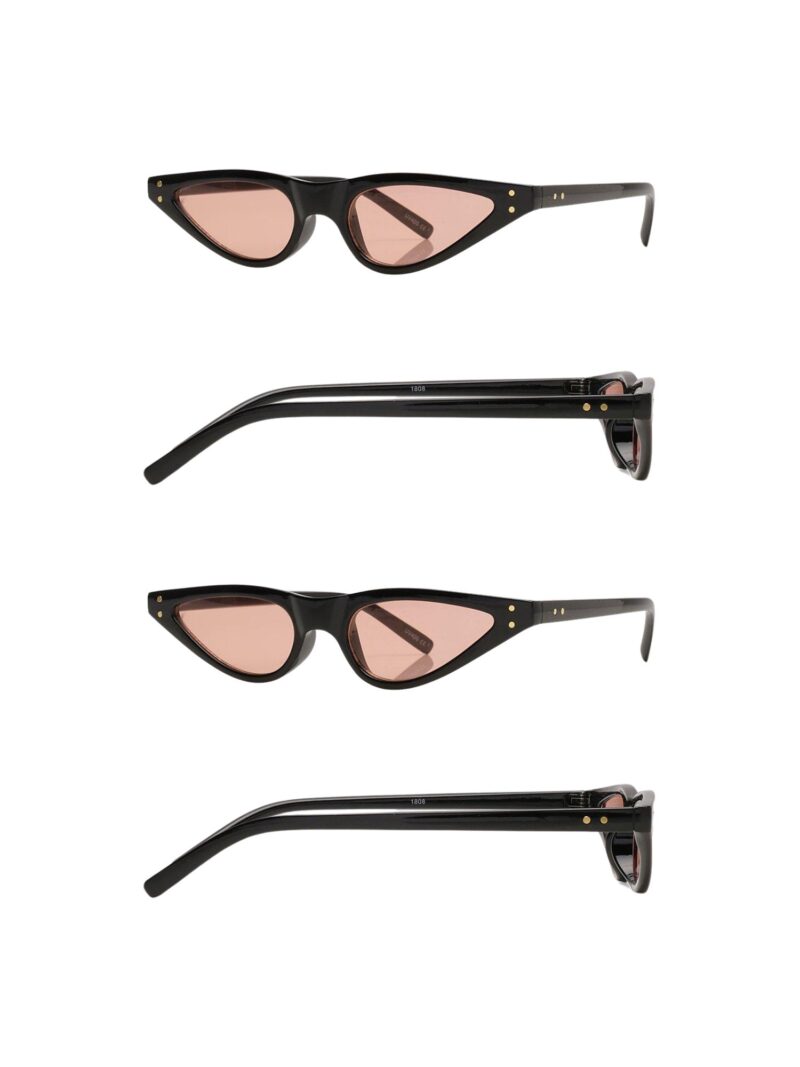 Lens Cat Eye Skinny Sunglasses