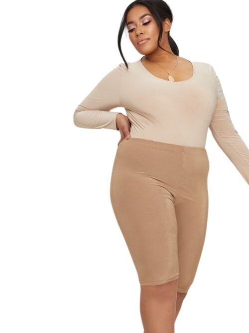 Stone Long Sleeve Thong Bodysuit