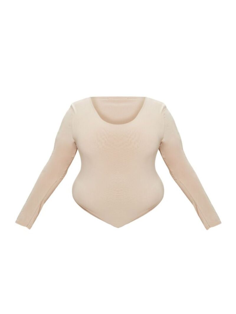 Stone Long Sleeve Thong Bodysuit