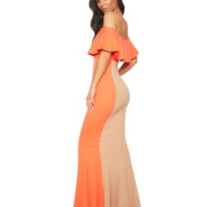 Bardot Panel Detail Contrast Fishtail