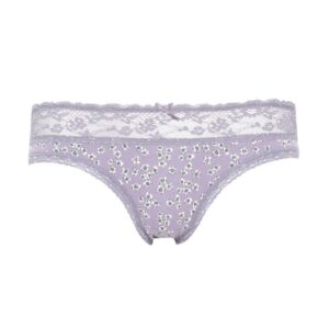 M&S grey Floral Print Bikini Knickers