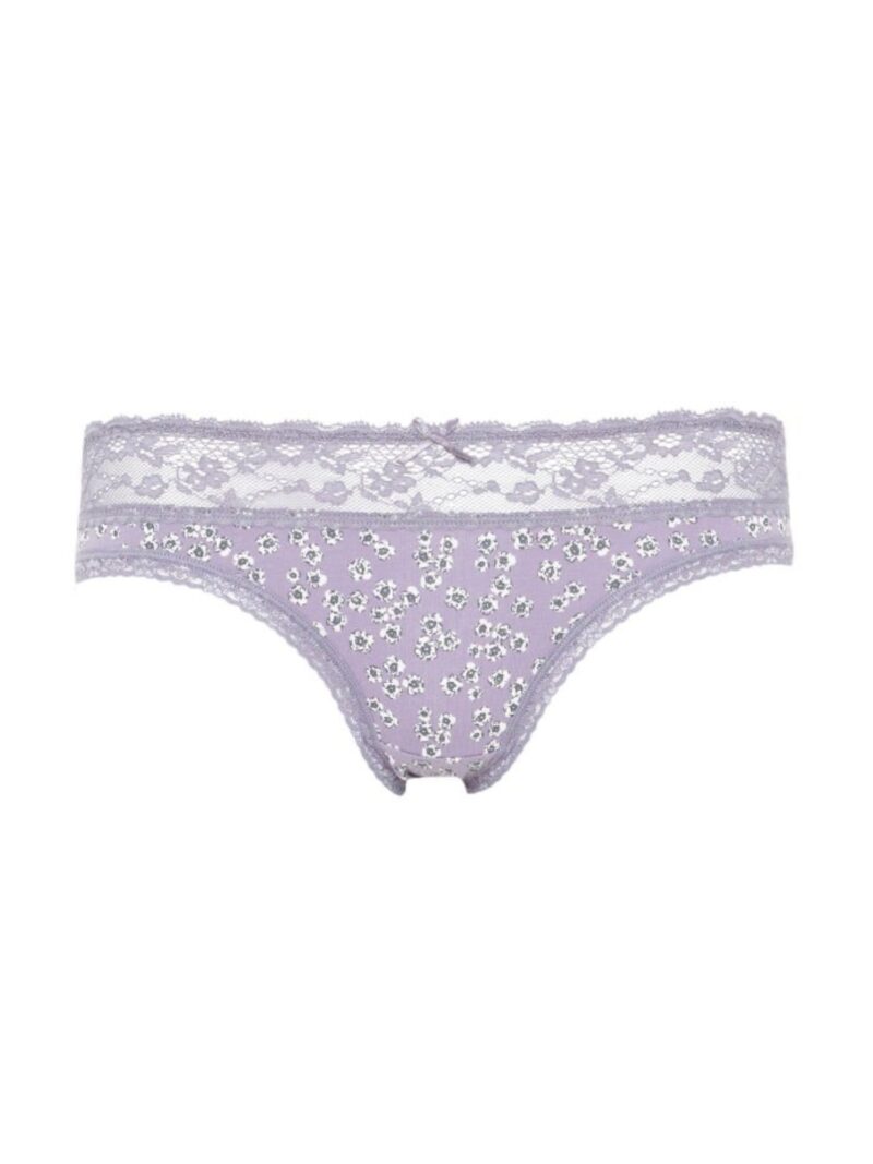 M&S grey Floral Print Bikini Knickers