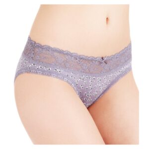 M&S grey Floral Print Bikini Knickers