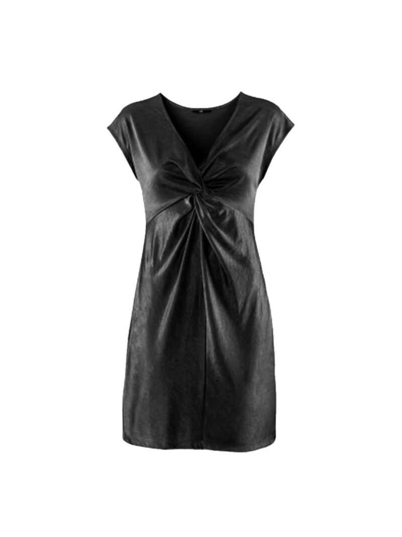 dress117 H&M black with knot