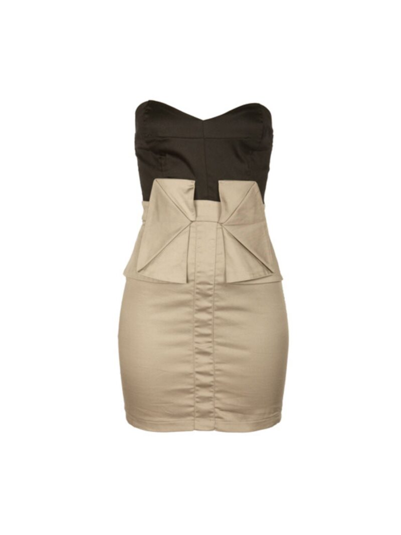 Baundeu mini dress black/khaki