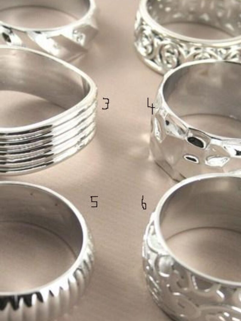 Silver Plastic Bangle