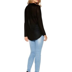 Black Light Knit Choker Detail