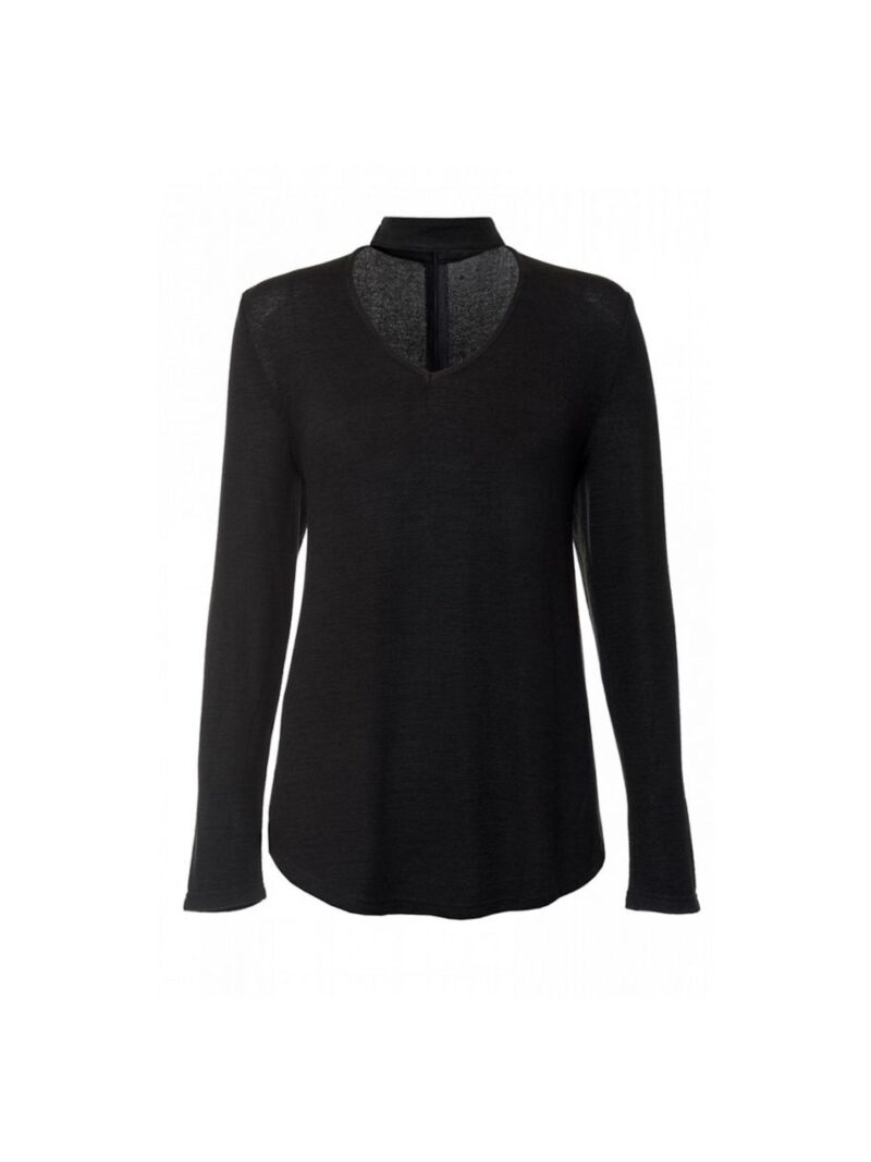 Black Light Knit Choker Detail