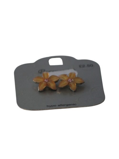 flower yellow earrings