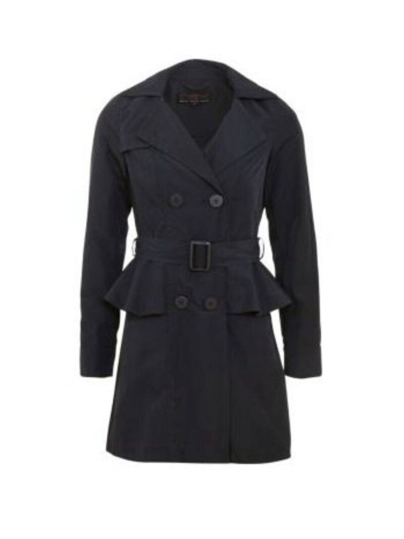 Navy trench coat