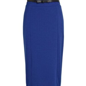 Belted skirt blue
