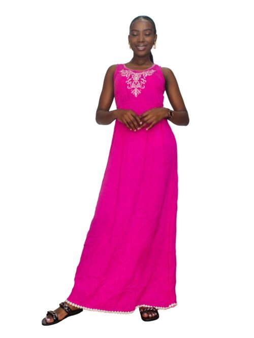 George pink maxi dress