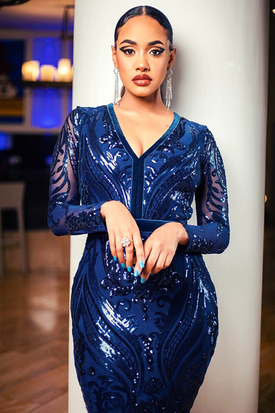 Beautiful celebrity evening dress