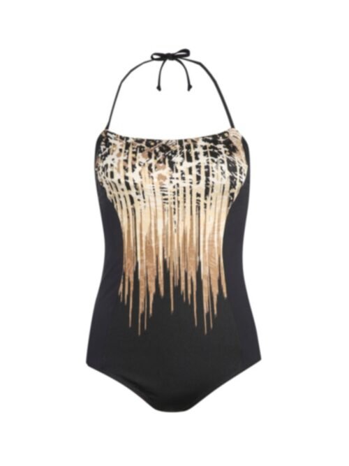 swim13a Snake print sequin