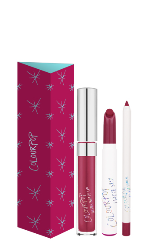 Colourpop lipstick set in bad habit